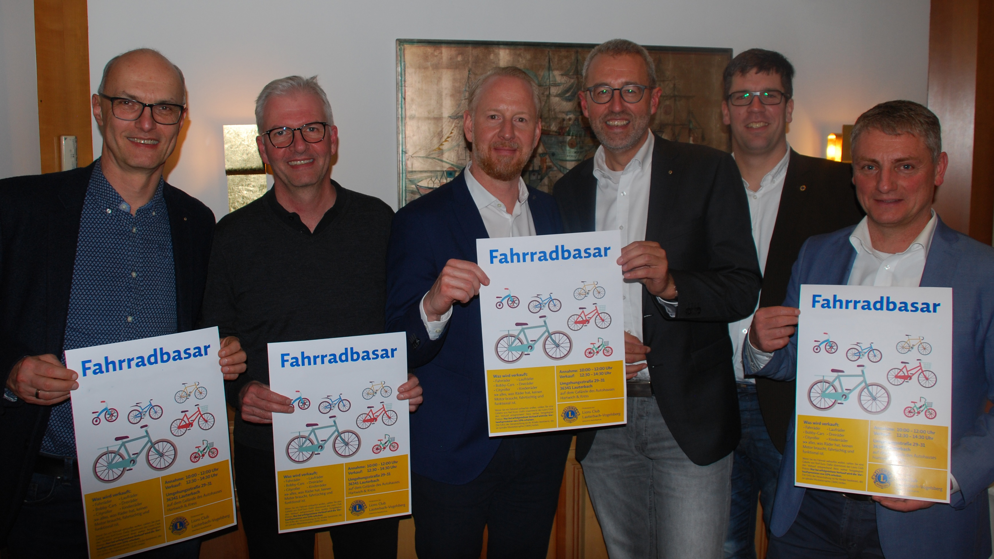 Lions- Fahrradbasar – eine runde Sache